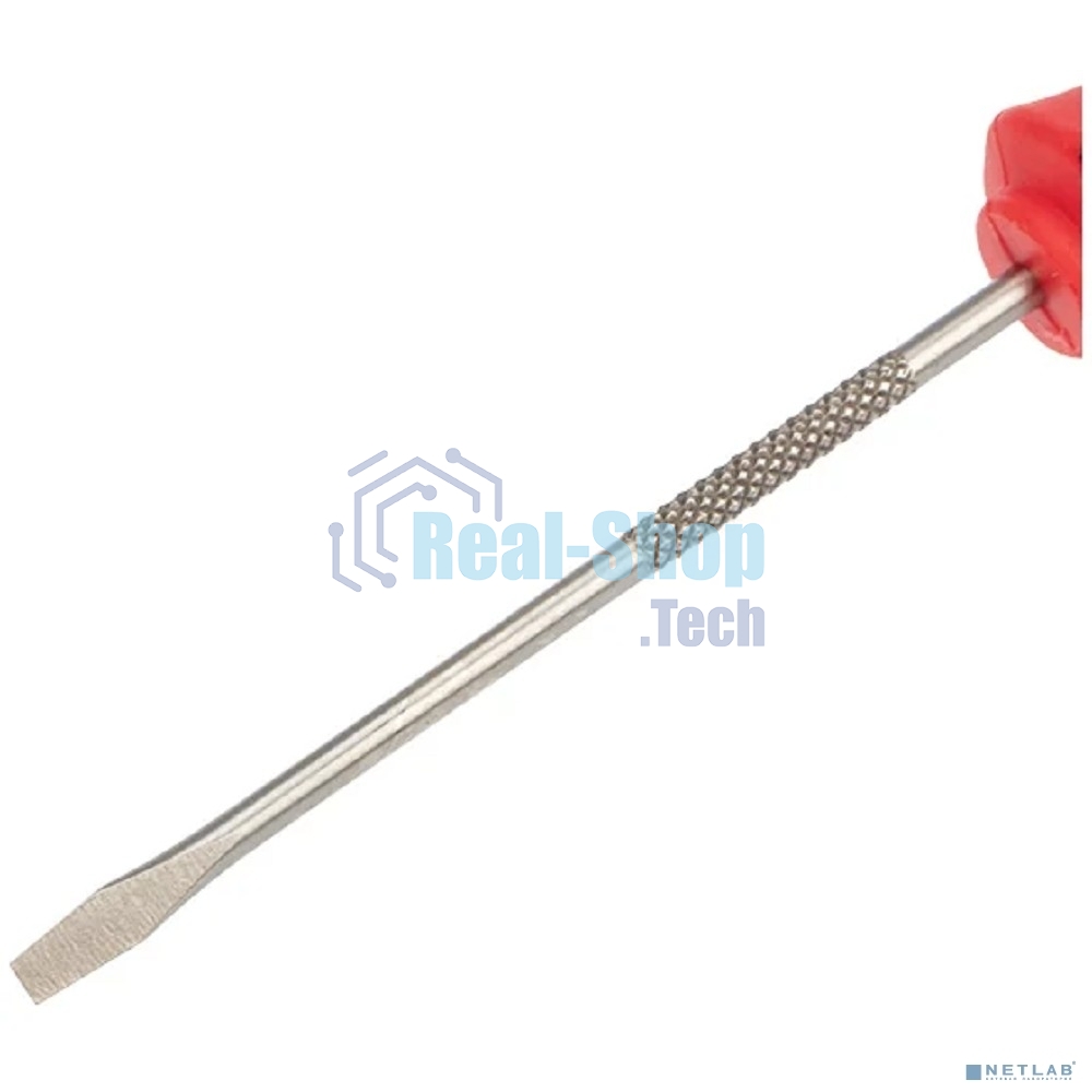 Отвертка шлицевая Rexant SL 3х75 мм, трехкомпонентная рукоятка сталь, S2