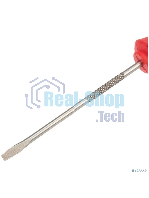 Отвертка шлицевая Rexant SL 3х75 мм, трехкомпонентная рукоятка сталь, S2