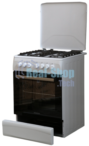 Плита Renova SK6E-1ETDW комбинированная белый