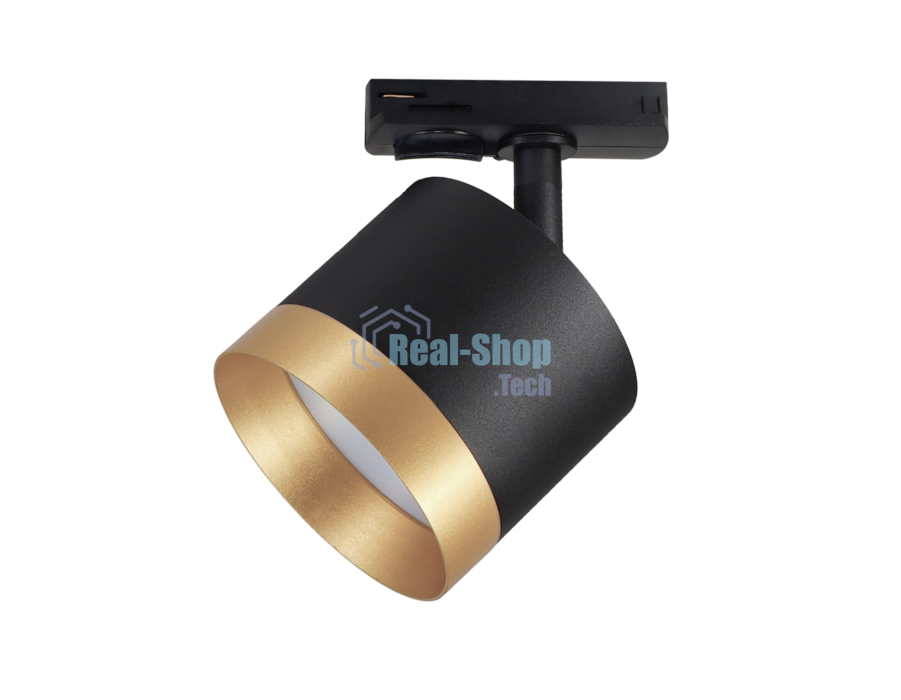 Трековый однофазный светильник Ambrella light GL5365 BK/GD черный/золото GX53 max 12W