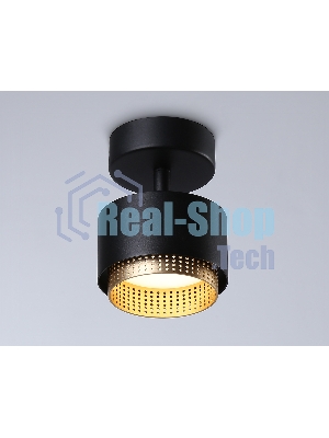 Светильник Ambrella light TN71282 BK/GD черный/золото GX53 max 12W D95*137