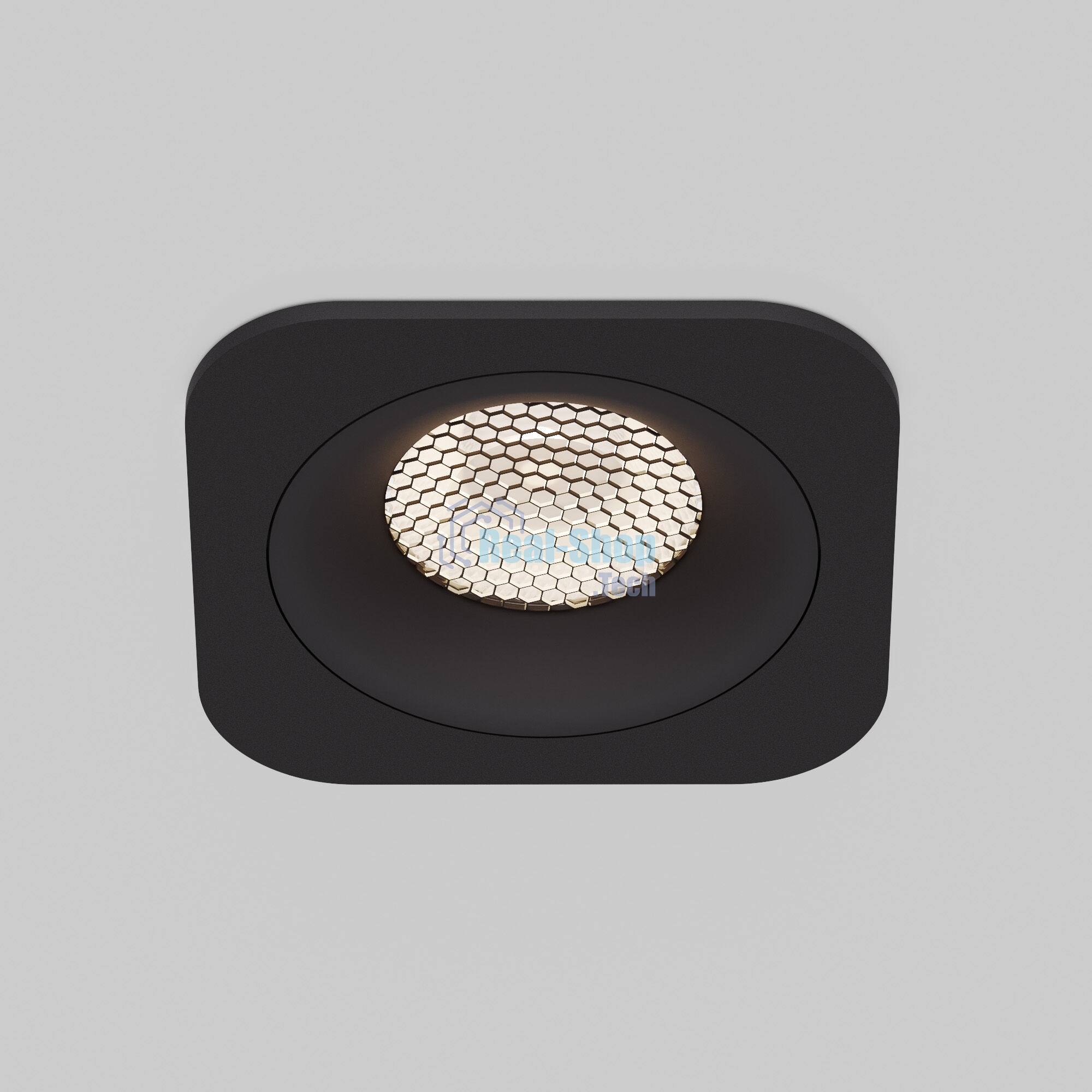 15276/LED / Светильник встраиваемый 10W 4000K черный IP44