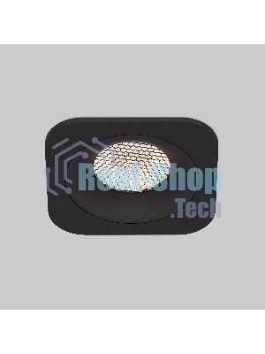 15276/LED / Светильник встраиваемый 10W 4000K черный IP44