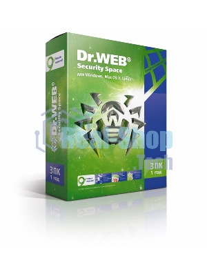 Программное обеспечение DR.WEB Security Space 3 ПК/1 год (BHW-B-12M-3-A3/AHW-B-12M-3-A2)