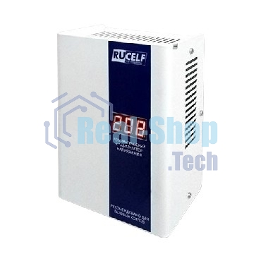 Стабилизатор RUCELFКОТЕЛ-1200 релейный настенный, Активная мощность 1.20 кВт, Тип входного напряжения однофазное 130-265 В, Точность стабилизации 8%, Количество ступеней стабилизации 4, Выходное напряжение 202-238 В, частота 50 Гц, Форма выходного сигнала