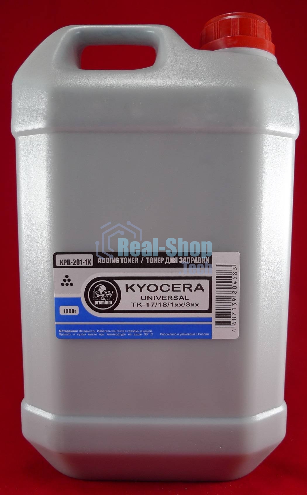 Тонер Kyocera Universal (TK-17/18/20H/100/110/111/112/113/120/122/130/131/132/133/134/140/142/144/170/172/310/312/320/322/330/332/340/342/344/350/352/354) (кан. 1кг) B&W Premium (Tomoegawa) фас России
