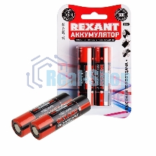 Аккумулятор Rexant 18650 unprotected Li-ion 3000 mAh 3.7 В