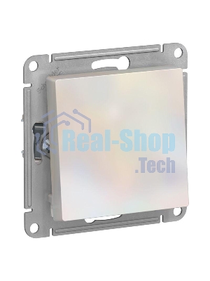 Механизм переключателя 1-кл. ATLAS DESIGN (сх.6) 10АХ жемчуг SchE ATN000461