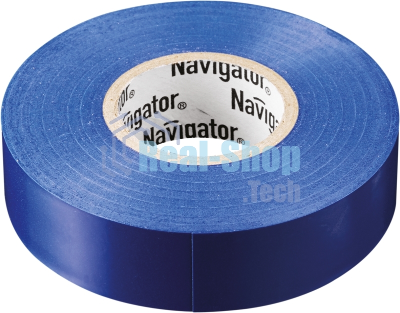 Изолента ПВХ Navigator 15 мм (рул.20м) син. NIT-B15-20/B