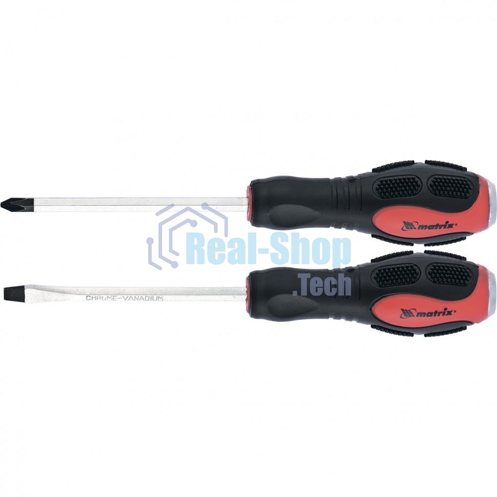 Набор ударных отверток Matrix 2шт. PH2x100, SL6x100 CrV