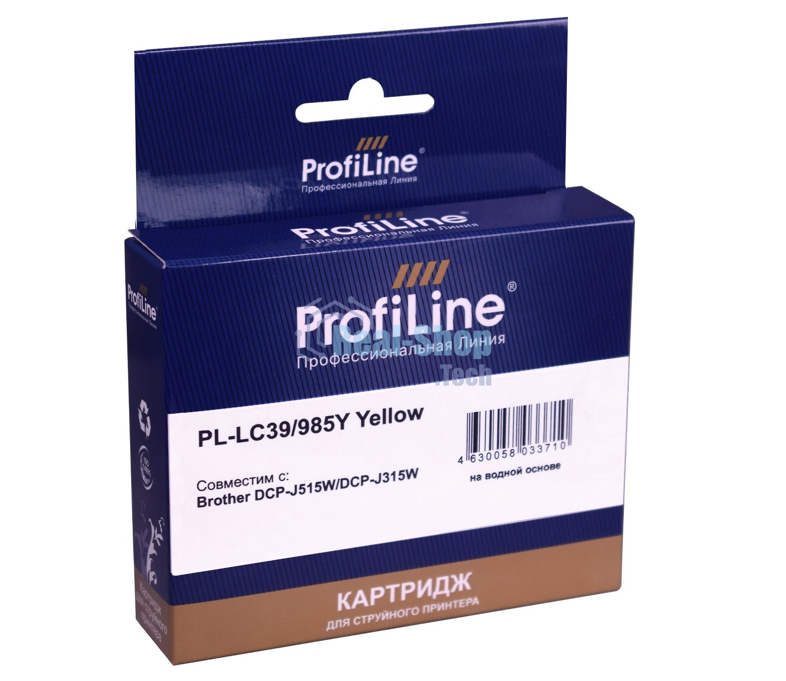 Картридж струйный ProfiLine PL-LC39/985Y для принтеров Brother DCP-J125/DCP-J315W/DCP-J515W/MFC-J220/MFC-J265W/MFC-J410/MFC-J415W с чернилами Yellow