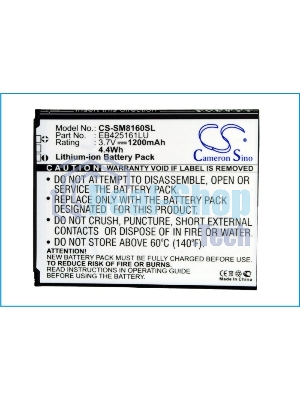 Аккумулятор CameronSinoCS-SM8160SL EB425161LU для Samsung Galaxy S3 mini i81903.7V / 1200mAh / 4.44Wh