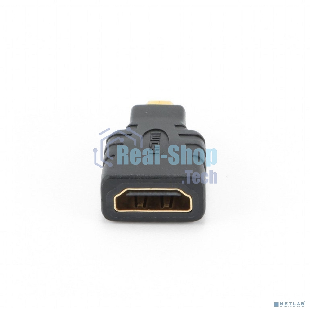 Переходник Gembird Переходник HDMI-microHDMI 19F/19M, золотые разъемы, пакет
