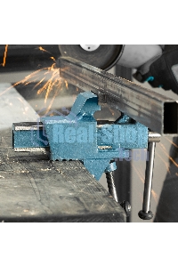 Тиски слесарные, 63 мм, крепление для стола, винтовой зажим (Глазов)