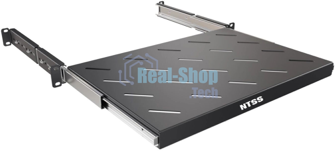 Полка выдвижная NTSS NTSS-MSKB-FS-600-BL 1U нагр.:20кг. 19