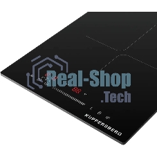 Индукционная варочная панель Kuppersberg ICI 316, 30 см, индукция, High-Tech, inverter, прямой край, 9 уровней мощности, бустер, Stop and Go, Flexi-zone, автоматическое отключение, таймер, индикатор остаточного тепла, сенсорное/слайдерное управление, черн