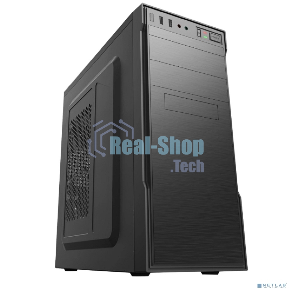 Компьютерный корпус с блоком питания 450Вт./Case Forza ATX, 450W, 1xUSB 2.0+1xUSB 3.0, Black, w/o FAN, 8 см fan PSU, power cord