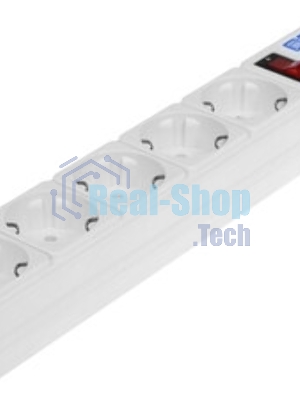 Сетевой фильтр Powercube SPG-B-15-WHITE 5 м, 5 розеток, белый, коробка