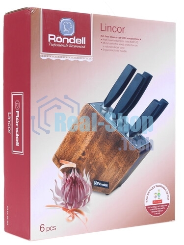 Набор ножей 6 предм. Rondell Lincor RD-482