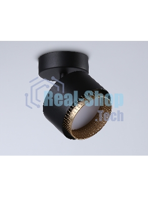 Светильник Ambrella light TN71282 BK/GD черный/золото GX53 max 12W D95*137