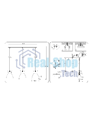 Светильник Ambrella light TR8469/3 BK/FGD черный/золото E27/3 max 60W 550*135*1000