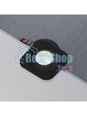 15276/LED / Светильник встраиваемый 10W 4000K черный IP44