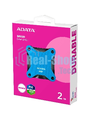 Внешний SSD ADATA SD620, 2TB, USB 3.2 Gen 2 Type-A, R/W 550/480, синий