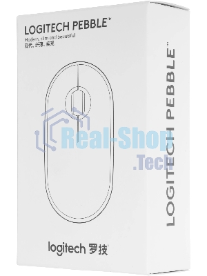 Мышь беспроводная Logitech Pebble M350 розовый, 1000 dpi, радиоканал, Bluetooth, USB, кнопки - 3