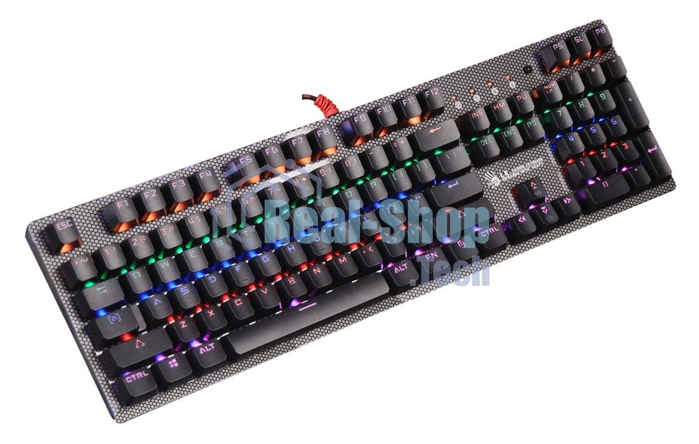 Клавиатура проводная A4Tech Bloody B810R NetBee USB черный