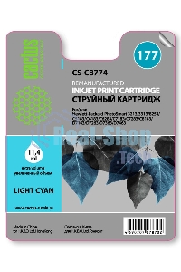 Картридж струйный Cactus CS-C8774 светло-голубой для №177 HP PhotoSmart 3213/3313/8253/C5183/C6183 (