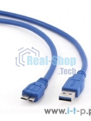 Кабель Gembird/Cablexpert USB 3.0 Pro, AM/microBM 9P, 0.5м, экран, синий