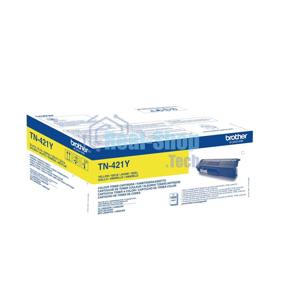 Картридж лазерный Brother TN-421Y желтый для HLL8260CDW,DCPL8410CDW, MFC-L8690CDW 1 800 стр.