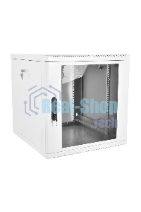Шкаф телеком. настенный разборный 15U (600х650), съемные стенки, дверь стекло (ШРН-M-15.650)