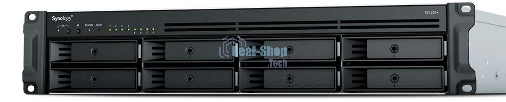 Сетевое хранилище Synology Rack 2U, QC2.2GHzCPU/4GbDDR4(upto32)/RAID0,1,5,6,10/upto 8 hot plug HDDs SATA(3,5'or2,5')(upto 12 with RX418)/2xUSB3.2/1eSATA/iSCSI/4xGbE(+1Expslot)/2xIPcam(upto 40)/2xPS/norail