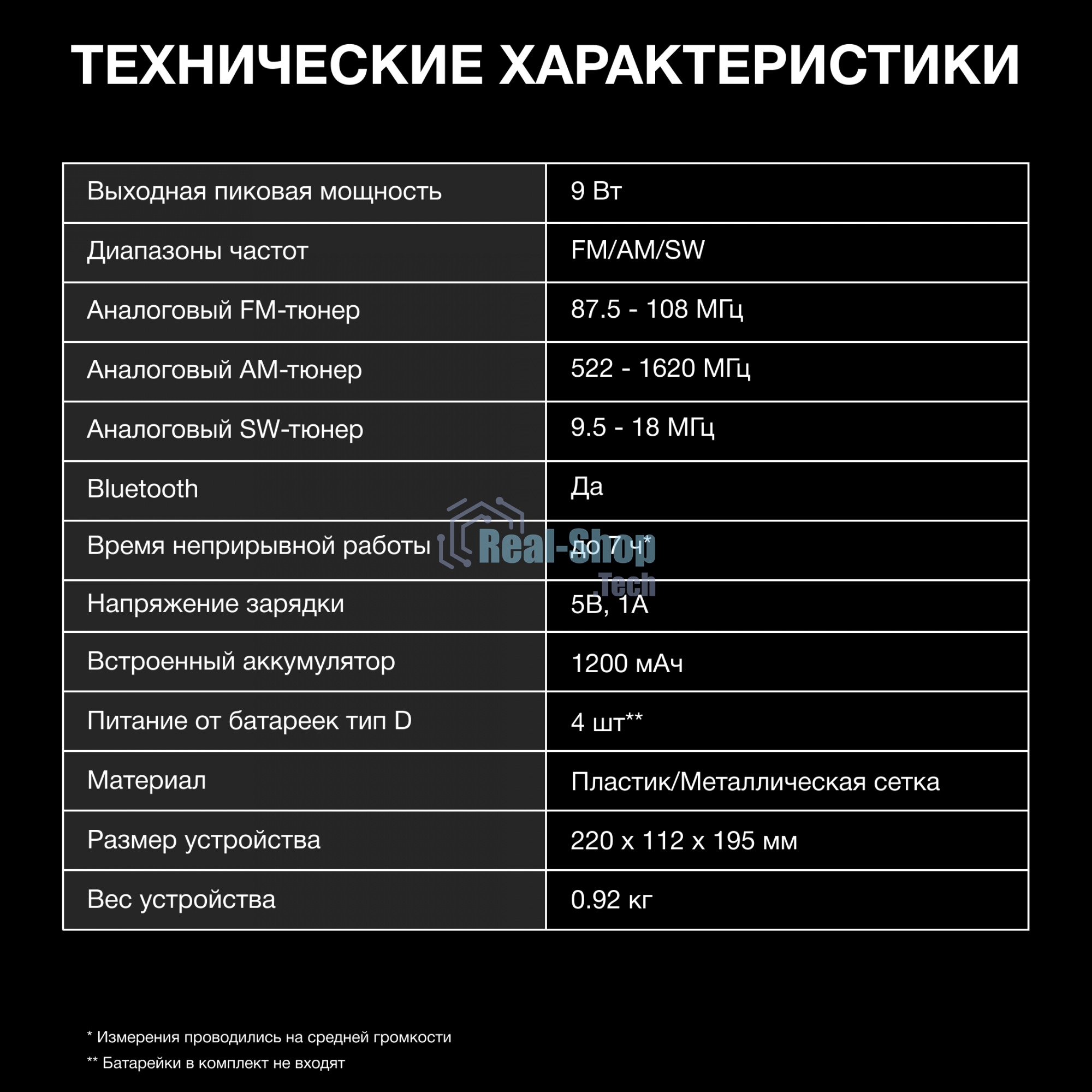 Радиоприемник настольный Hyundai H-SRS105 коричневый USB SD/microSD