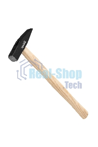 Молоток слесарный Sparta 200 г, квадратный боек, деревянная рукоятка