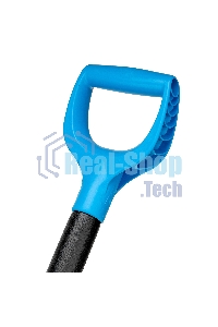 Лопата совковая углубленная, 230х285х1310 мм, деревянный черенок, с рукояткой, LUXE Palisad