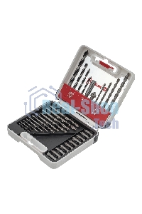 Набор сверл Matrix комб., мет.1-6мм,бетон 4-8мм,дер.4-8 мм,биты 10шт,адап., зенковка, 31пр., PRO