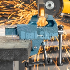 Тиски слесарные, 63 мм, крепление для стола, винтовой зажим (Глазов)