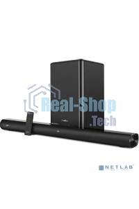 Саундбар SVEN SB-2200D черный (2 x 60W, Bluetooth сабвуфер 180W, пульт ДУ, LED-дисплей, HDMI, USB)