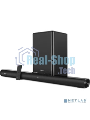 Саундбар SVEN SB-2200D черный (2 x 60W, Bluetooth сабвуфер 180W, пульт ДУ, LED-дисплей, HDMI, USB)