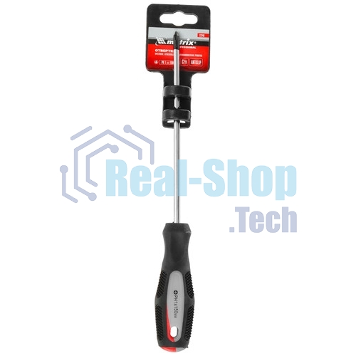 Отвертка Matrix Anti-Slip 12246 PH1 х 150 мм, CrV, двухкомп. рукоятка