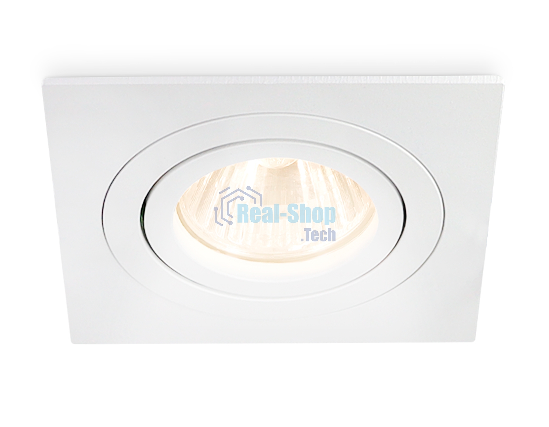 Встраиваемый поворотный точечный светильник Ambrella light TN102621 WH белый GU5.3 92*92*28