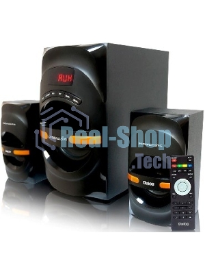 Акустическая система Dialog Progressive AP-210B BLACK 2.1, 30W+2*15W RMS, Bluetooth, USB+SD reader