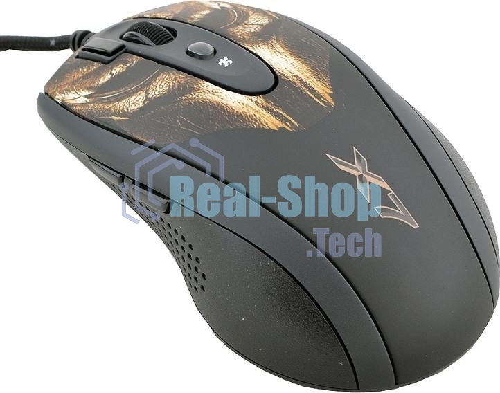 Мышь проводная A4Tech XL-750BH черный, 3600 dpi, USB, кнопки - 7