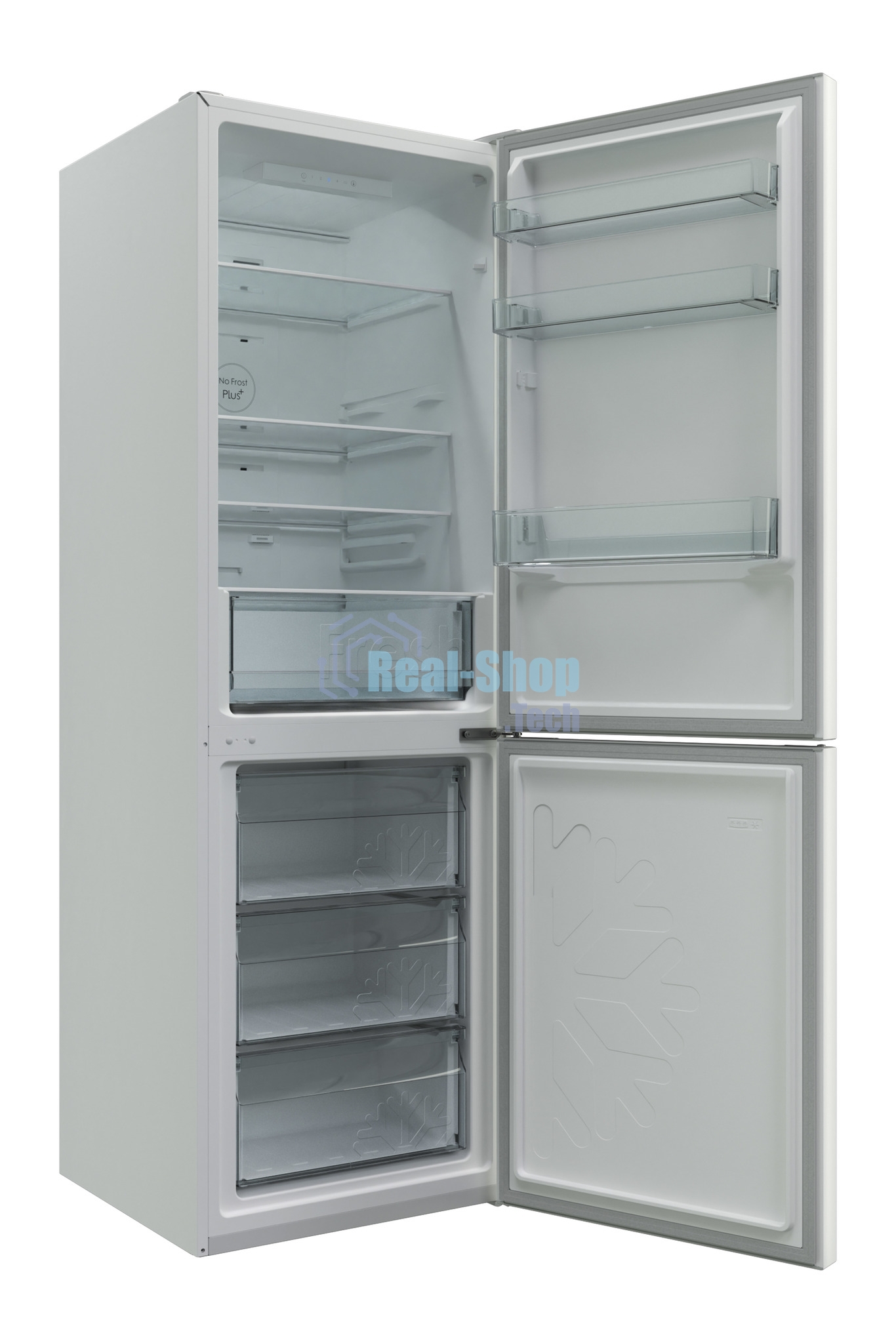 Холодильник Candy CCRN 6180W белый двухкамерный 227/106 л морозилка снизу, No Frost