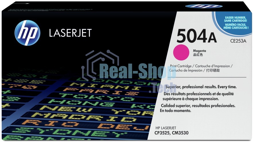 Картридж лазерный HP CE253A пурпурный CLJ CM3530/CP3525 (7000 стр.)