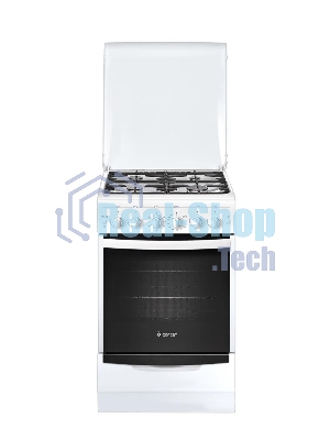 Плита газовая Gefest ПГ 5100-02 белый, конфорок 4 шт, духовка 52 л, 50 см x 85 см x 58.5 см