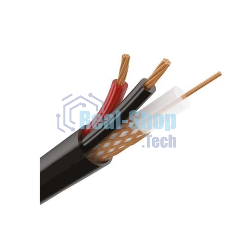 Кабель Rexant КВК-П-1.5+2х0.75 наруж.Ч бухта(м) 01-4015