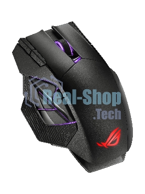 Мышь беспроводная/проводная ASUS ROG Spatha X черный, 19000 dpi, радиоканал, USB, кнопки - 12